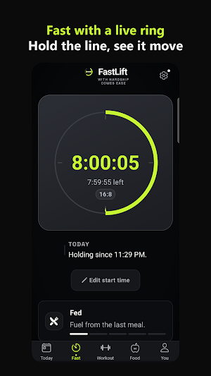 FastLift: Fasting & Lifting Screenshot 0