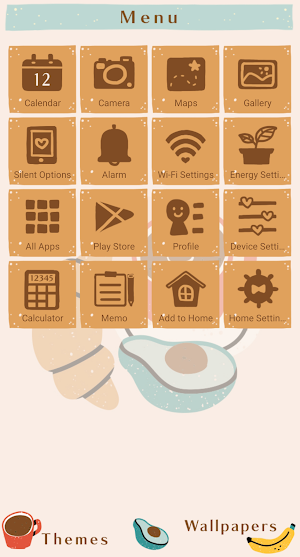 Power Breakfast Theme +HOME Screenshot 1