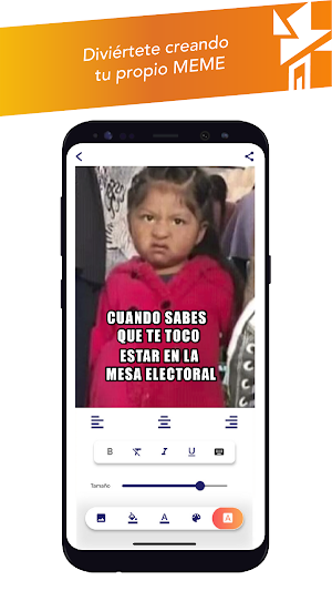 TextPics - Editor de Frases y Generador de Memes Screenshot 2