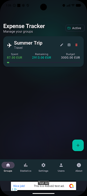 Expense Tracker Screenshot 0