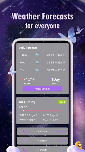 Sky Cast：Weather forecast Screenshot 2