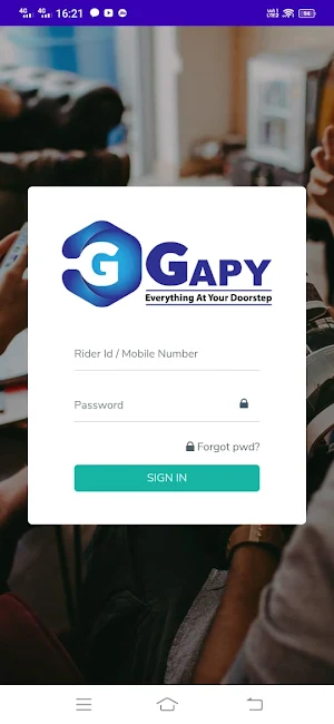 Gapy Delivery Partner Screenshot 0