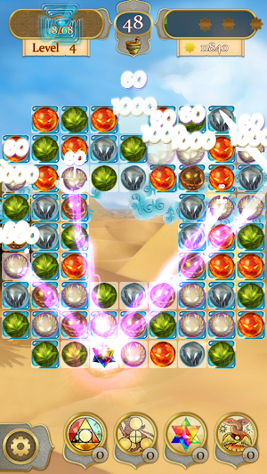 Wizard & Genie: Match 3 Stars Screenshot 0