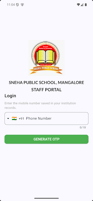 SNEHA STAFF Screenshot 1
