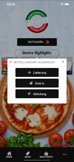 Pizzeria Piccola Perla Screenshot 1