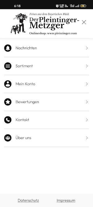 Pleintinger Bestell-App Screenshot 3
