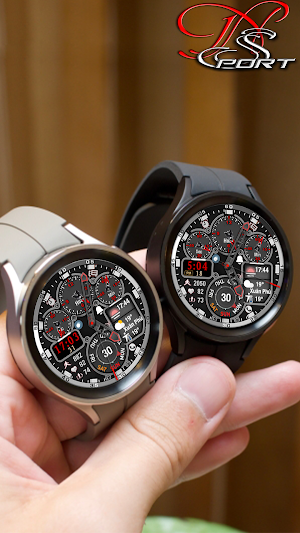 [N-SPORT590]RedInfor WatchFace Screenshot 2