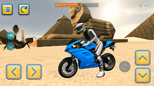 Desert Motorbike Driving 3D Screenshot 0