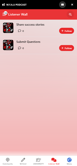 W.Y.A.U Podcast Screenshot 1