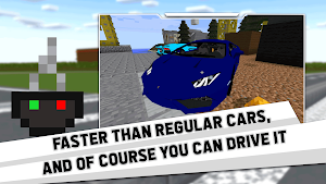 Realistic Sport car for MCPE Screenshot 2
