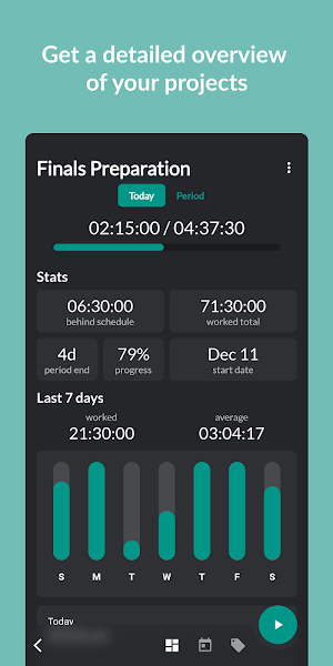Time Balance - Time Tracking Screenshot 1