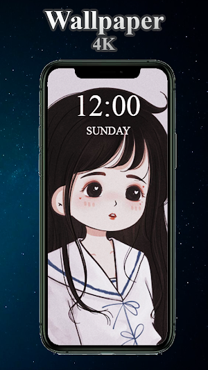 Aesthetic Wallpaper for Girls Screenshot 1