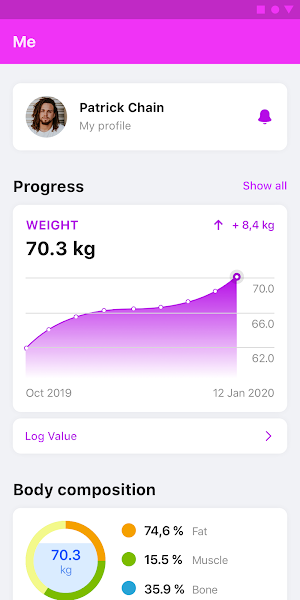 Sporty-x: de nieuwe fitness Screenshot 2
