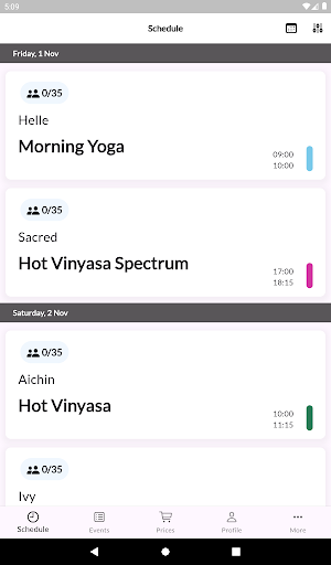 Hot Yoga Studio - Østerbro Screenshot 3