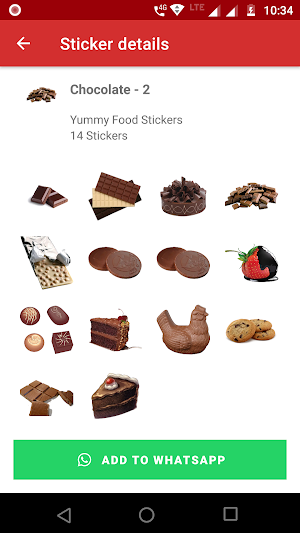 Yummy Food Stickers for WA Screenshot 2