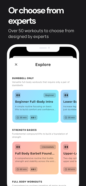 Pumped Workout Tracker Gym Log Screenshot 3