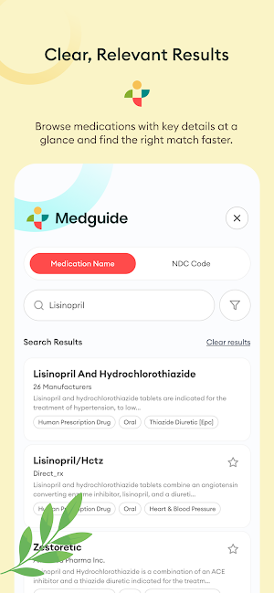Medguide: FDA Drug Reference Screenshot 3