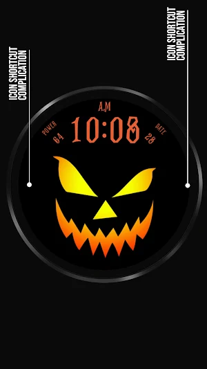 Halloween Watch Face 048 Screenshot 3