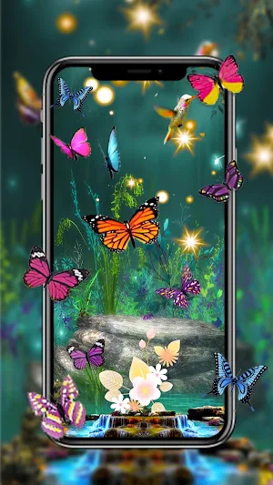 Butterfly Live Wallpapers 3D Screenshot 1