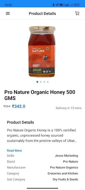 ZetaHub:10 min Organic Grocery Screenshot 2