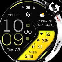 Minimal Modern Sport Km & Mile