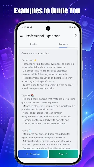 Resume Builder Screenshot 3