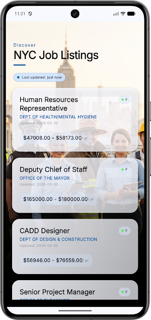NYC Job Listings Screenshot 0