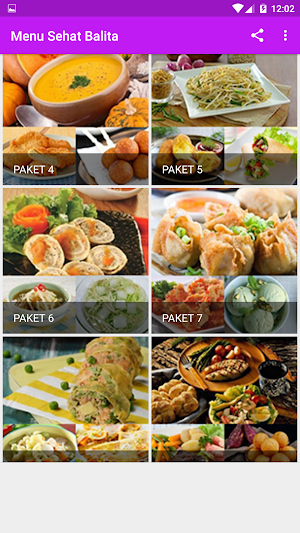 Menu Sehat Balita Screenshot 2