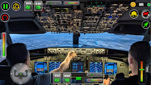 Airplane Simulator Flight 3D Screenshot 0