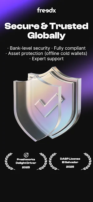Freedx: Buy & Sell Crypto App Screenshot 2