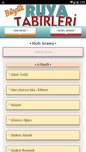 Rüya Tabirleri Screenshot 3