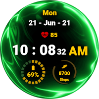 Fluid Green Watch Face