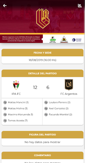 Liga de Fútbol del Tolima Screenshot 3