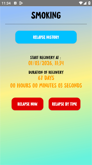Easy Relapse Tracker Screenshot 3