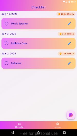 Party Checklist screenshot 4