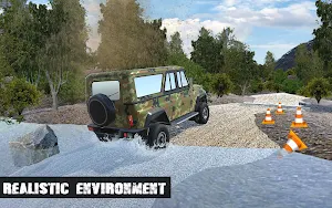 Off-road Army Jeep Screenshot 0