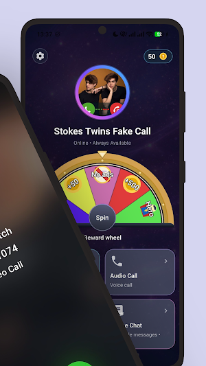 Stokes Twins Fake Call & Chat Screenshot 1