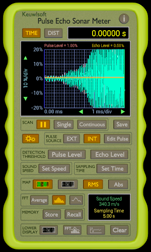 Pulse Echo Sonar Meter Screenshot 2