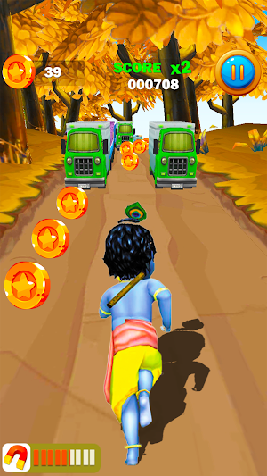 Krishna Little Boy Subway Dash Screenshot 1