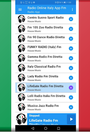 Radio Online Italy App Fm Screenshot 2