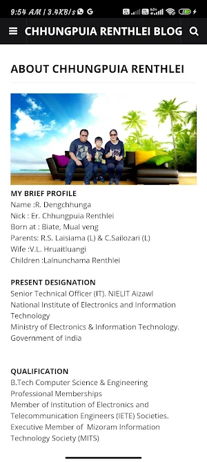 Chhungpuia Blog Screenshot 1
