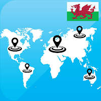 Map of Wales by easyMap