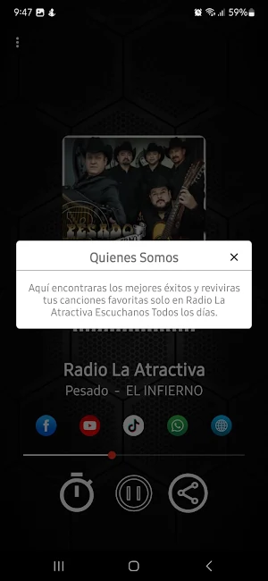 Radio La Atractiva Screenshot 3
