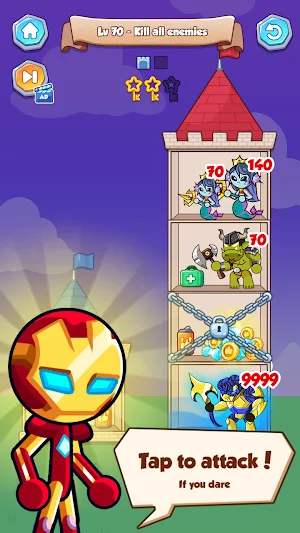 Wuggy Tower: Stick Battle Screenshot 2
