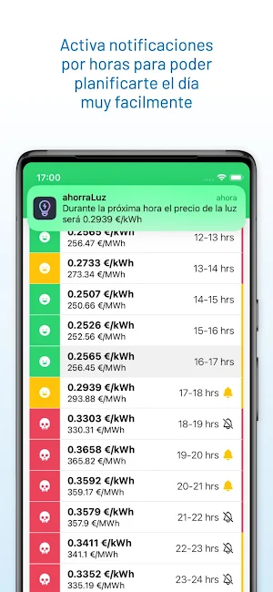 Precio Luz España - ahorraLuz Screenshot 2