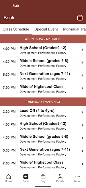 Development PerformanceFactory Screenshot 1
