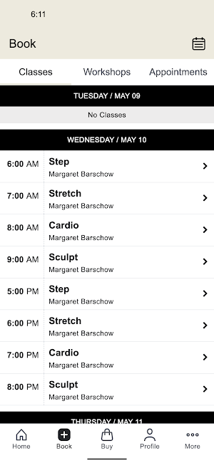 MARGO'S LOW IMPACT HEALTH CLUB Screenshot 1