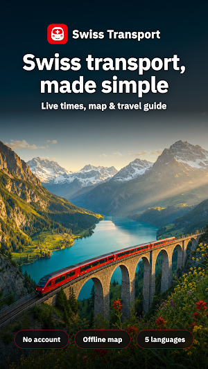 Swiss Transport: Train Times Screenshot 0