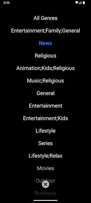 Paradise TV Mobile Screenshot 2