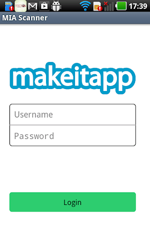 MakeItApp Voucher Scanner Screenshot 1